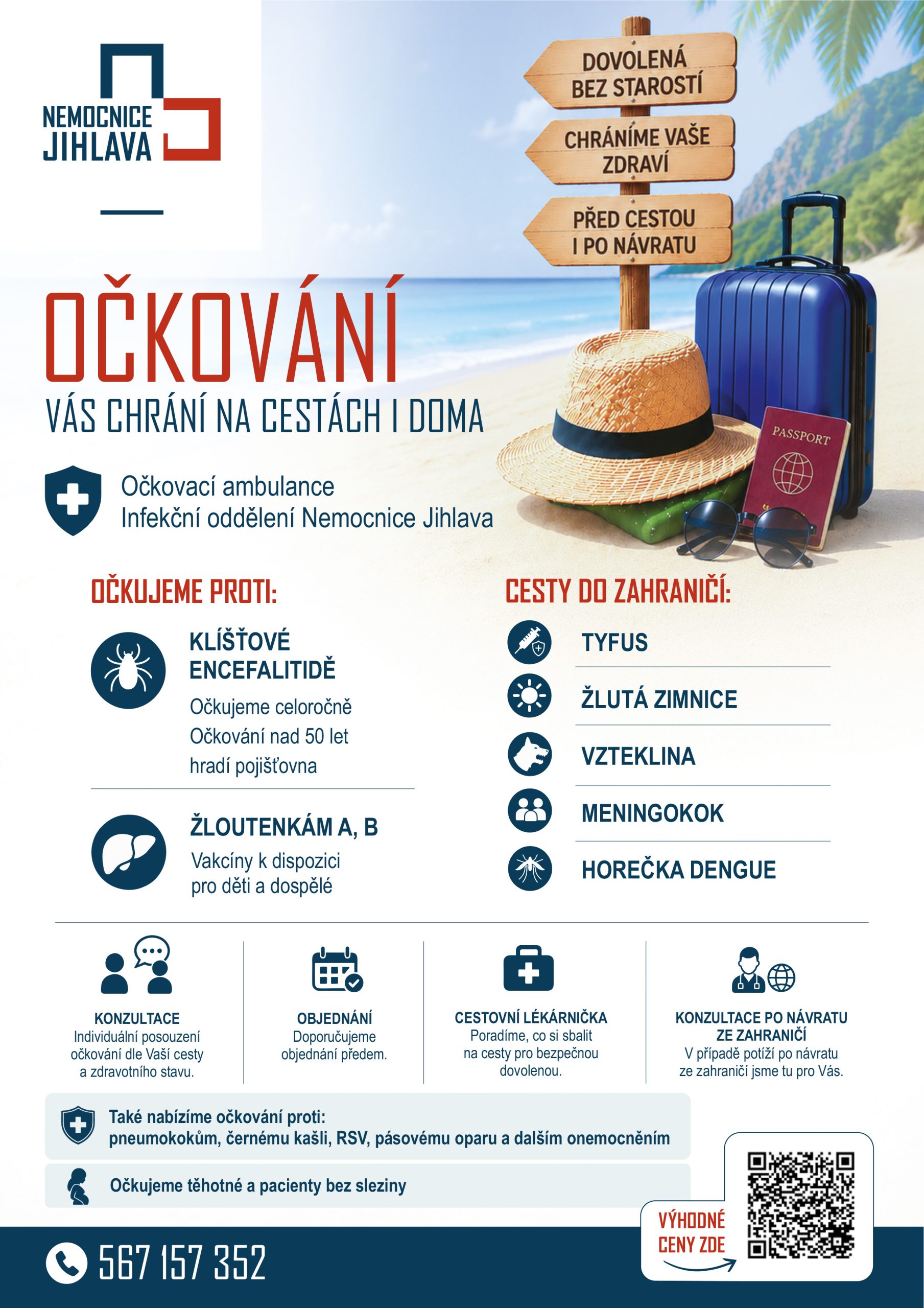 cestovní očkování - plakát